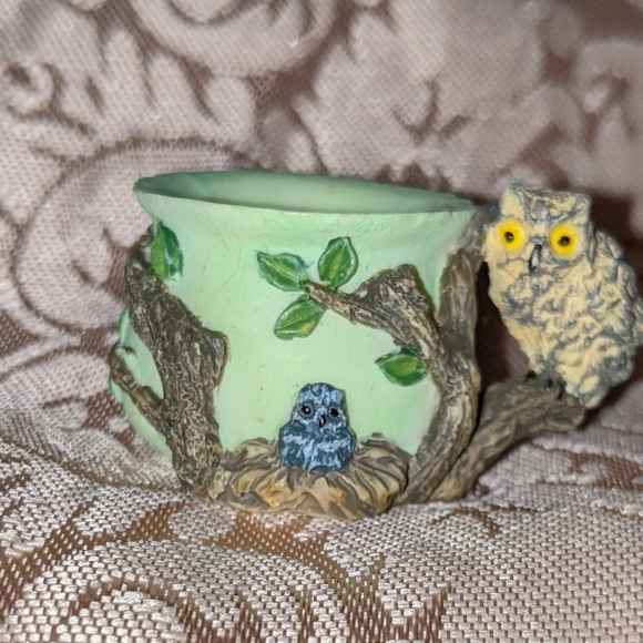Vintage Resin Miniature Bird Teacups Set Of 5 - Picture 14 of 16